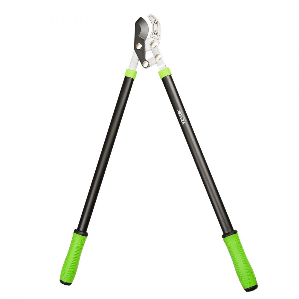 VEVOR Loppers for Tree Trimming, 32 inch Garden Anvil Trimmer with Compound Action, Sharp Steel Blade, Heavy Duty Tree Branch Cutter Up to 2 inch Dia Cut Capacity, Ergonomically Designed Handles