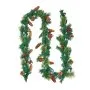 VEVOR Christmas Garland, 2750mm Artificial Christmas Garland with Light String, Faux Greenery Decoration with Berry Clusters, Pine Needles, Pine Cones, Realistic Xmas Collection for Mantel Fireplace