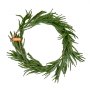 VEVOR Christmas Garland, 1524 mm Realistic Norfolk Pine Garland, Evergreen Real Touch Artificial Faux Greenery Garlands, for Holiday Indoor Outdoor Xmas Decoration on Table, Mantel, and Fireplace
