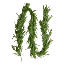 Faux Norfolk Christmas Garland 9Ft Artificial Greenery Xmas Decor for Fireplace