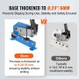 VEVOR 12" Manual Hand Plate Shear for Metal Sheet Processing, HS-12 Benchtop Cutter with Q235 Material, for Crafts Thick Steel Crafting, Heavy Duty Roll Press Machine for Builders, DIY Enthusiasts