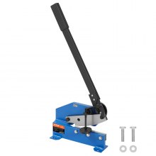 VEVOR 8" Manual Hand Plate Shear for Metal Sheet Processing, HS-8 Benchtop Cutter with Q235 Material, for Crafts Thick Steel Crafting, Heavy Duty Roll Press Machine for Builders, DIY Enthusiasts