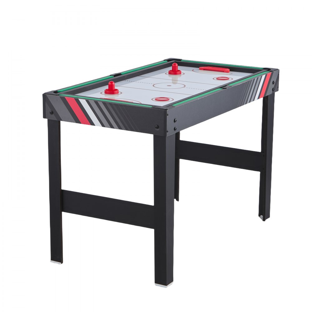 VEVOR 4-in-1 Combo Game Table Set, 48" Air Hockey Table, Multi Combination Table with Air Hockey, Pool Billiard, Foosball, Ping Pong, Pushers & Pucks, Sports Arcade Table for Family Game Room Office