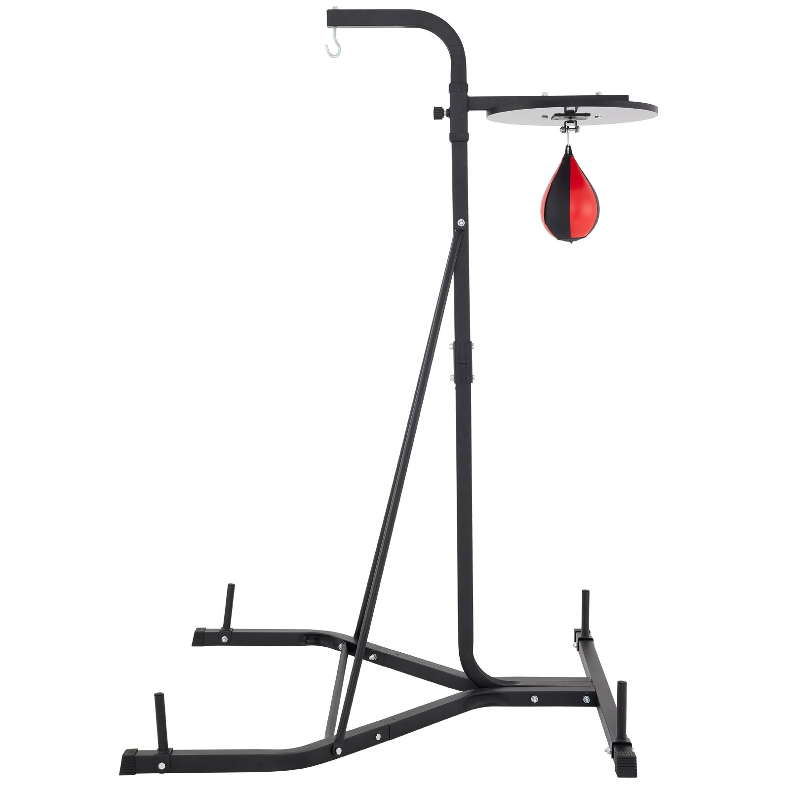 VEVOR heavy bag stand with punch bag platform and sturdy frame.