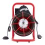 Desatascador de desagües VEVOR de 22,8 m x 0,9 cm, con barrena de alimentación manual, 250 W, 4 cortadores e interruptor de pie neumático para tuberías de 5 a 10 cm