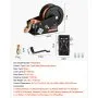 VEVOR Boat Trailer Winch Stand with Roller, 1588 kg, 6.1m Orange Polyester Strap, Boat Winch Mount, for 2-3 Inches W x 3-4 Inches H Trailer Tongue, Fit for Jet Ski, Sailboat, Speedboat