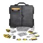 VEVOR 207-Piece Mechanics Tool Set, 1/4" 3/8" 1/2" Drive Sockets, SAE and Metric Mechanic Tool Kit with Bits, Wrenches, Ratchet Handle, Accessories, and Plastic Storage Case, for Automotive Repair