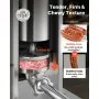 VEVOR Manual Sausage Stuffer, 11 LBS / 5 L Vertical Meat Stuffer, Dual-Speed Sausage Casing Meat Filling Machine, Stainless Steel Heavy Duty Filler with 5 Stuffing Tubes, for Commercial & Home Use