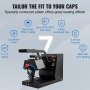 Prensa térmica para chapéus VEVOR máquina de estampar t shirts máquina de prensagem térmica para tampas 4 em 1 transferência de sublimação Clamshell