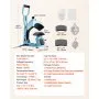 VEVOR Hat Heat Press Machine, with 2 Interchangeable Platens and Caps Stretcher, Precise Temperature & Time Control, Heat Press for Hats and Caps, for HTV Iron On and Sublimation Projects, Light Blue