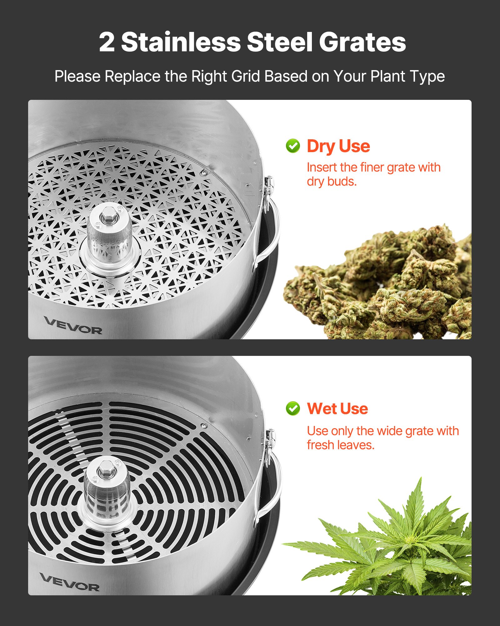 VEVOR Manual Bud Leaf Trimmer, 12 in Reaper Bowl Bud Trimmer with Stainless Steel Blades, Visual Cutting , Wet & Dry Hydroponic Cutting Machine with Tray, Twisted Spin Cut for Plant Buds Flowers