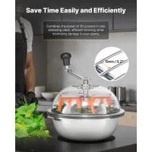 VEVOR Manual Bud Leaf Trimmer 13 in Bud Bowl Trimmer Hydroponic Trimming Machine
