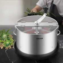 VEVOR Manual Bud Leaf Trimmer 16 in Electric Reaper Bowl Hydroponic Trimming