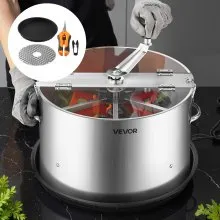 VEVOR Manual Bud Leaf Trimmer 16 in Electric Reaper Bowl Hydroponic Trimming