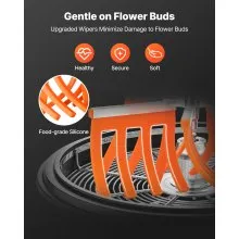 VEVOR Manual Bud Leaf Trimmer 24 in Bud Bowl Trimmer Hydroponic Trimming Machine