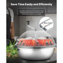 VEVOR Manual Bud Leaf Trimmer 24 in Bud Bowl Trimmer Hydroponic Trimming Machine