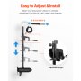 VEVOR 86lb 24V Thrust Electric Trolling Motor Saltwater Trolling Boat Engine