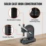 VEVOR Arbor Press, 0.5 Ton Manual Arbor Press, 4.6" Maximum Height, Cast Iron Heavy-duty Manual Desktop Arbor Press, Precision Hand Press for Stamping, Bending, Stretching, Forming
