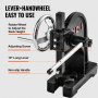 VEVOR Arbor Press, 1 Ton Manual Arbor Press with Handwheel, 5.9" Maximum Height, Cast Iron Heavy-duty Manual Desktop Arbor Press, Precision Hand Press for Stamping, Bending, Stretching, Forming