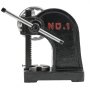 VEVOR Arbor Press, 1 Ton Manual with Handwheel, 5.9" Max Height, Durable Cast Iron Construction, Desktop Manual Press for Stamping, Bending, Stretching, Forming Tasks