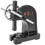 VEVOR Arbor Press, 1 Ton Manual with Handwheel, 5.9" Max Height, Durable Cast Iron Construction, Desktop Manual Press for Stamping, Bending, Stretching, Forming Tasks