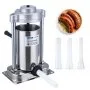 VEVOR Manual Sausage Stuffer 2 L Vertical Sausage Machine 304 Stainless Steel