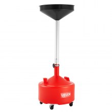 VEVOR Waste Oil Drain Tank 8 Gallon Industrial Fluid Drain Tank with Funnel