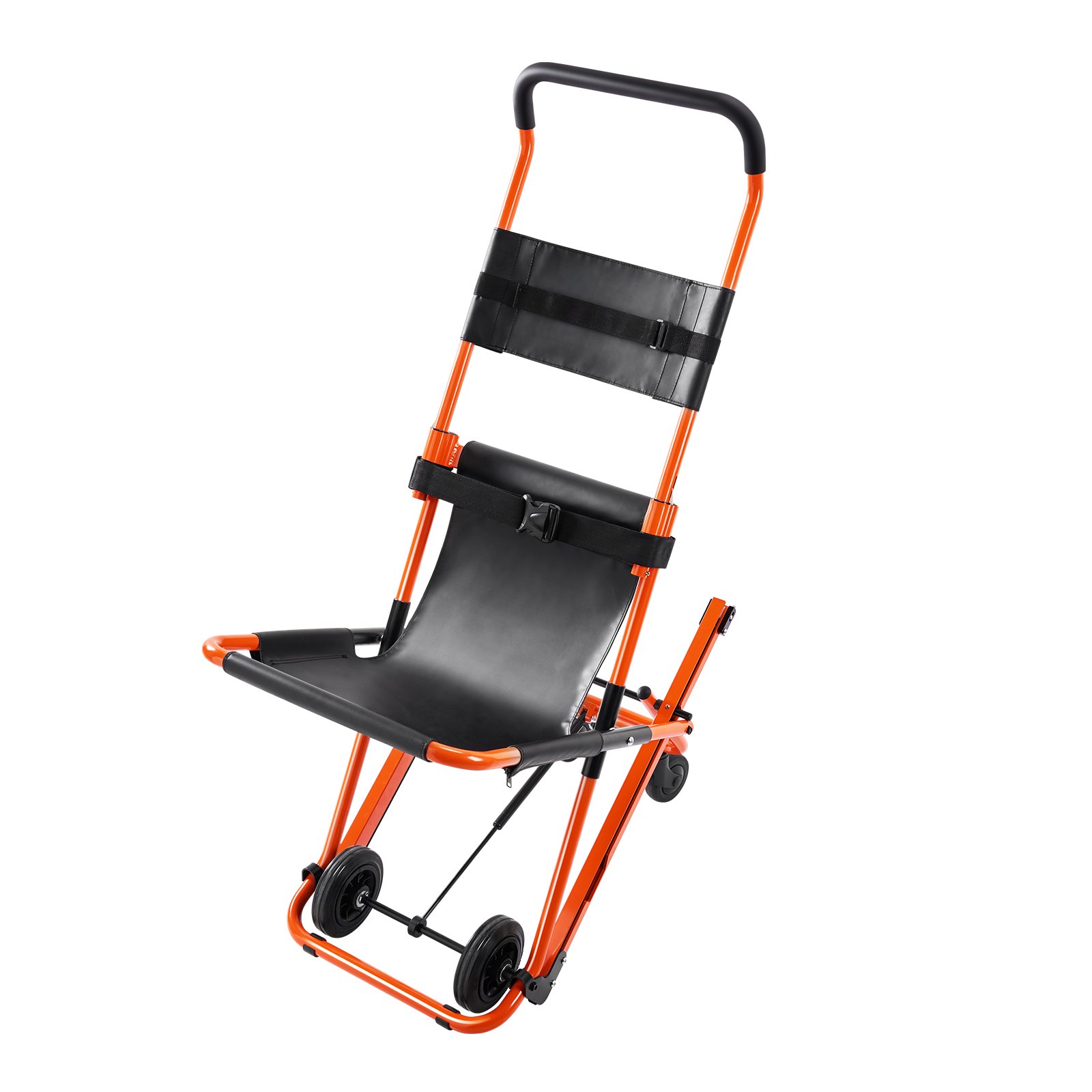 VEVOR Manual Stair Chair, 350 lbs Load Capacity, Foldable Emergency Stair Wheelchair with 4 Wheels, Portable Transport Stair Chair Ambulance Firefighter Evacuation Use for Elderly, Disabled Transfer