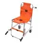 VEVOR EMS Stair Chair, 350 lbs Load Capacity, Foldable Aluminum Emergency Stair Climbing Wheelchair with 2 Wheels, Portable Stair Lift Chair Ambulance Firefighter Evacuation Use for Elderly, Disabled
