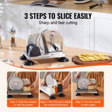 VEVOR Manual Bread Slicer 0-6" Cheeser Butter Cutting  for Kitchen Restaurant