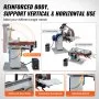 VEVOR Belt Grinder Sander 72 x 2-Inch Belt Polisher with VFD 3 Grinding Moulds