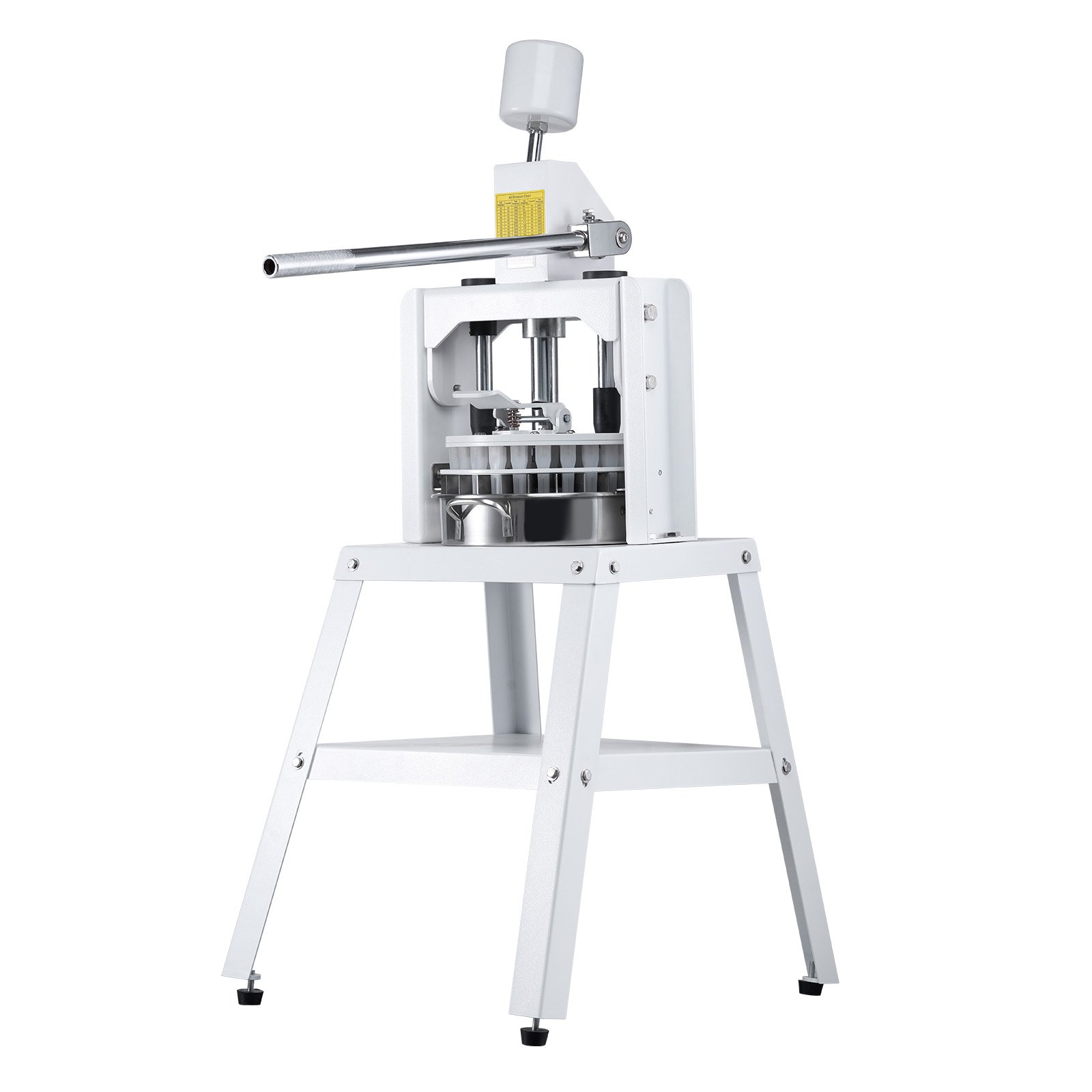 VEVOR Dough Divider Rounder, 40PCS Manual Dough Equal Divider Machine, 1.06oz - 4.94oz Hand Press Dough Cutter with 304 Stainless Steel Tray and Blade, Bread Maker for Bakery, Restaurant, Commercial