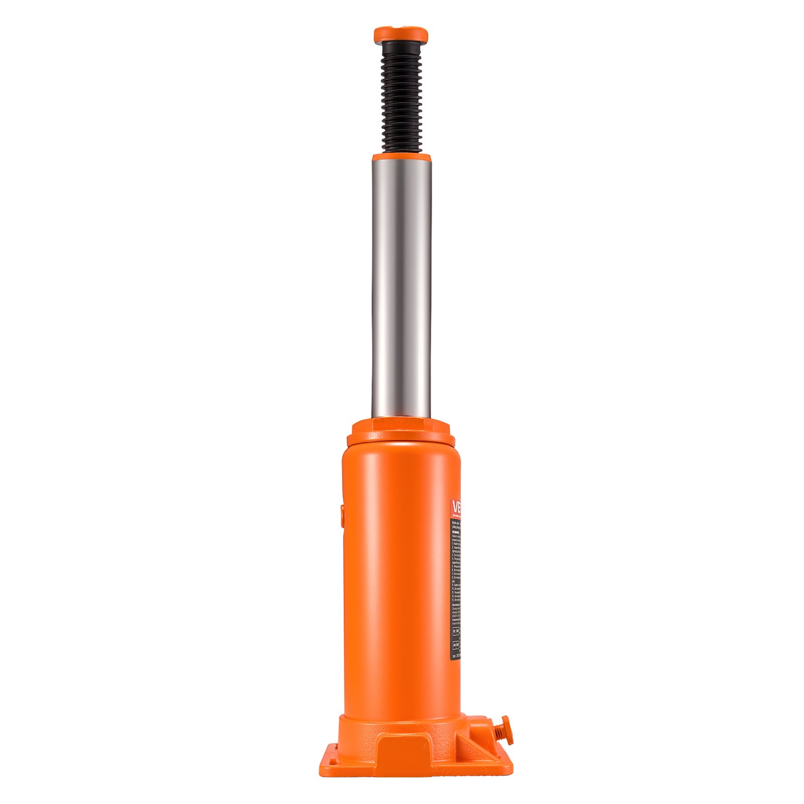 VEVOR Hydraulic Bottle Jack, 10 Ton (22046 lbs) Capacity, 9.3-18.5 Inch Lifting Range, Heavy Duty Welded Bottle Jack for Car, SUV, Pickup, Auto Repair, House Lift and Agricultural Equipment, Orange