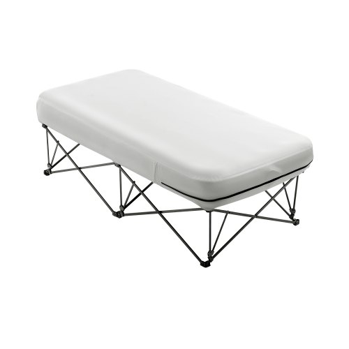 Air Mattress with Frame & Pump 1 Person Blow Up Camping Mattress 300lbs