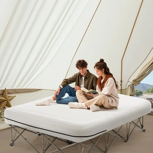 VEVOR Air Mattress Twin with Frame, Person Inflatable Mattress