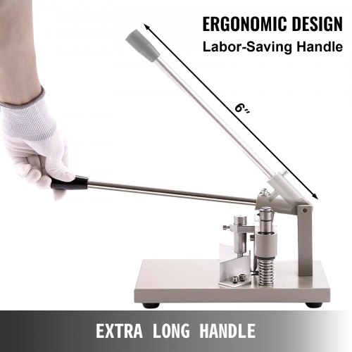 10mm (3/8") Corner Rounder Punch - Heavy Duty Steel Paper & Plastic Cutter CR10MM