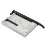 VEVOR paper cutter with grid lines and black cutting handle, ideal for precision paper cutting tasks.