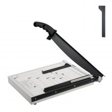 VEVOR Paper Cutter, Guillotine Trimmer, 381 mm Cut Length, 16 Sheets Capacity, Heavy Duty Guillotine Paper Cutter with Guard Rail/Blade Lock for Cardstock/Cardboard, Paper Trimmer for Home Office