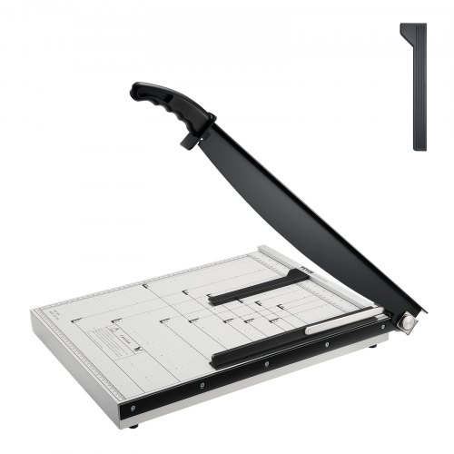 VEVOR Paper Cutter, Guillotine Trimmer, 18" Cut Length, 20 Sheets Capacity, Heavy Duty Guillotine Paper Cutter with Guard Rail/Blade Lock for Cardstock/Cardboard, Paper Trimmer for Home Office School