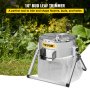 VEVOR Bud Leaf Trimmer, 16 inch Manual Hydroponic Dry or Wet Plant Trimming Machine, with Sharp Stainless Steel Blades & Solid Metal Gearbox, Twisted Spin Cut for Flowers, Leaves, Herbs