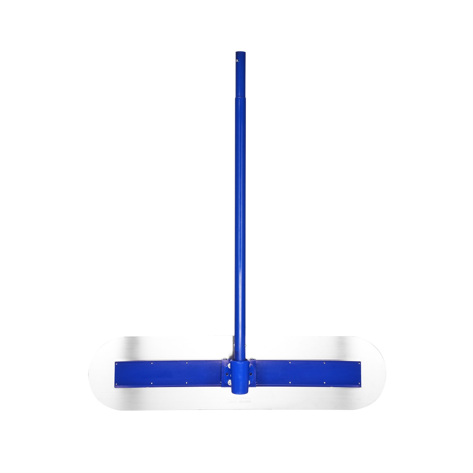 VEVOR Bull Float Magnesium Concrete Float, 47.24 x 7.28 Inch Round End Concrete Float Tool with 4 Aluminum Alloy Replaceable Handles, Cement Finishing Float for Various Industrial Applications