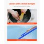 VEVOR Concrete Screed 48 in Concrete Leveling Tool with Detachable Handle Clamp