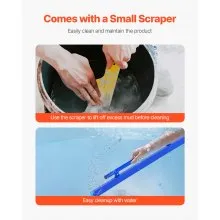 VEVOR Concrete Screed 48 in Concrete Leveling Tool with Detachable Handle Clamp
