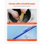 VEVOR Concrete Screed 96 in Concrete Leveling Tool with Detachable Handle Clamp