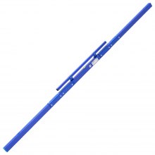 VEVOR Concrete Screed 96 in Length Manual Screed Board Aluminum Alloy Blue, Built-in Bubble Level, Powder-coated Finish, Lightweight Paver Leveling Tool for Patio, Sidewalk, Garage Floor Finishing