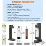 VEVOR Sparkling Water Maker, Soda Maker Machine for Home Carbonating, Seltzer Water Starter Kit with BPA-free 1L PET Bottle, CO2 Cylinder, Compatible with Mainstream Screw-in 60L CO2 Cylinder