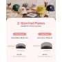 VEVOR Hat Heat Press Machine for Caps Hat Press with 2pcs Platens for HTV Pink