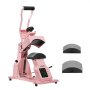VEVOR Hat Heat Press Machine, with 2pcs Interchangeable Platens, Precise Temperature and Time Control, Hat Press for HTV Iron On and Sublimation Projects, for Caps, Headbands, Cuffs, Face Masks, Pink