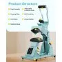 VEVOR Hat Heat Press Machine, with 2pcs Interchangeable Platens, Precise Temperature and Time Control, Hat Press for HTV Iron On and Sublimation Projects, for Caps, Headbands, Cuffs, Face Masks, Green
