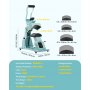 VEVOR Hat Heat Press Machine, with 4pcs Interchangeable Platens, Precise Temperature and Time Control, Hat Press for HTV Iron On and Sublimation Projects, for Caps, Headbands, Cuffs, Face Masks, Green